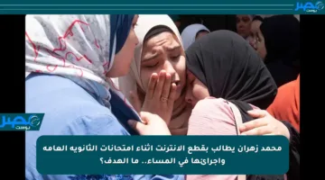 محمد زهران يطالب بقطع الإنترنت أثناء امتحانات الثانوية العامة وإجرائها في المساء.. ما الهدف؟